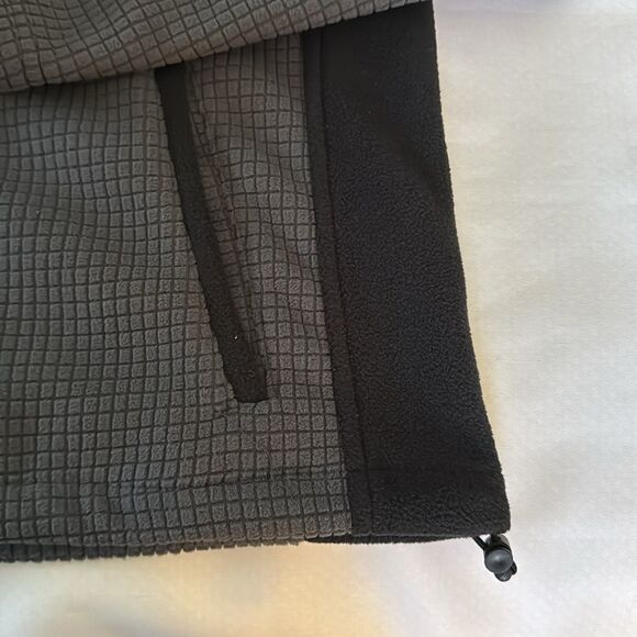 New Balance Jacket Mens Small Gray Fleece Zip Pocket - Picture 3 of 3